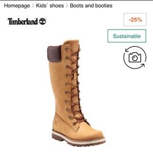 Girls Tall Timberland Boots
